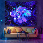 Colorful Glowing Luminous Tapestry