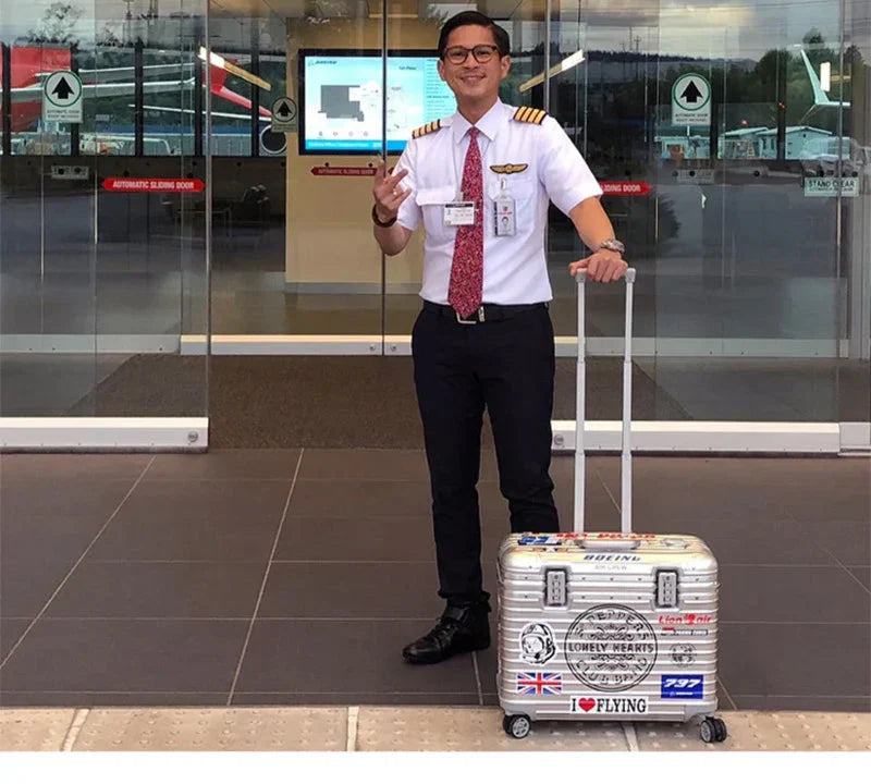 Aluminium-Magnesium Hardcase Suitcase – Monaco