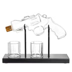 Unique Revolver Liquor Decanter Set