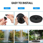 Floating Solar Fountain