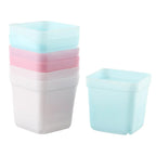 Bloomigo Mini Flower Pot Set | Bright Colors | Weatherproof & Ventilated | For Balcony & Indoor