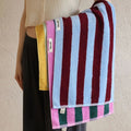 Retro Striped Pure Cotton Towels – Soft & Absorbent