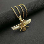 Zoroastrian Faravahar / Ahura Mazda Pendant Necklaces