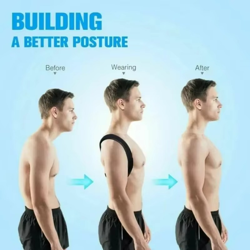 Adjustable Breathable Back Posture Corrector for Improved Shoulder and Spine Alignment