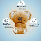 Cuddly Koala Plush Sleep Companion with Gentle Glow and Soothing Sounds