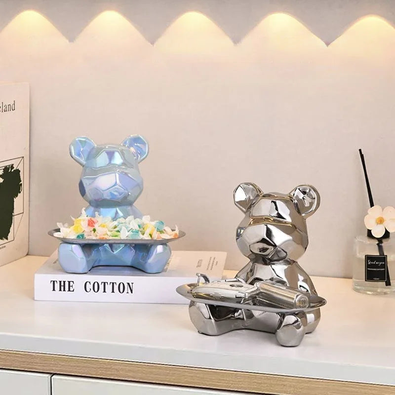 Geometric Bear for stylish organization and storage