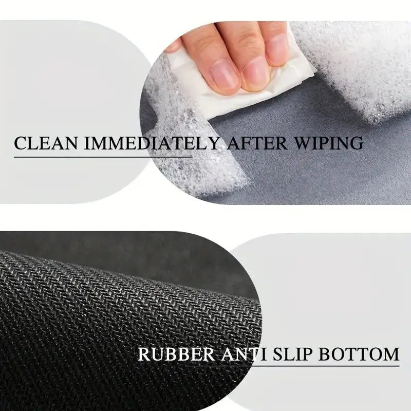 Non-Slip Bath Mat, Quick-Drying Microfiber, 40 x 60 cm