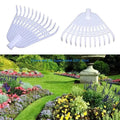 Rakeon Leaf Rake with 12 Tines | Plastic | 38 × 32 cm | Without Handle | Lightweight & Versatile