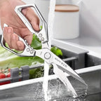 Multifunctional kitchen scissors | Stainless steel SK5 | For meat, fish & vegetables | Ergonomic handle