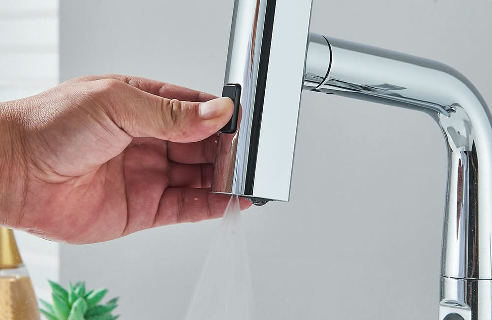 LUXOR - Modern digital washbasin tap