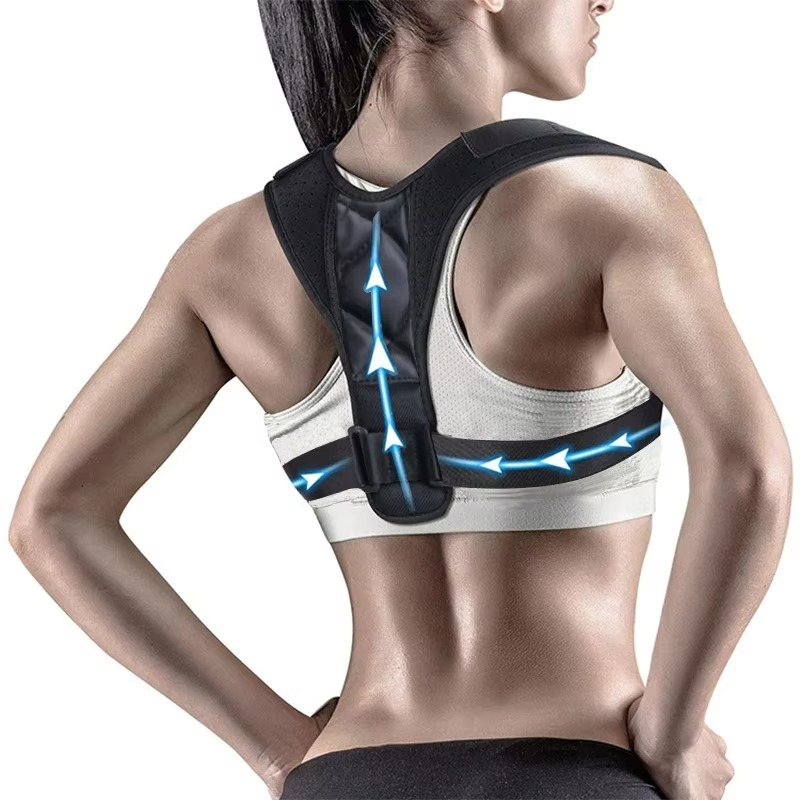 Adjustable Breathable Back Posture Corrector for Improved Shoulder and Spine Alignment