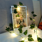 Garden vine LED string lights