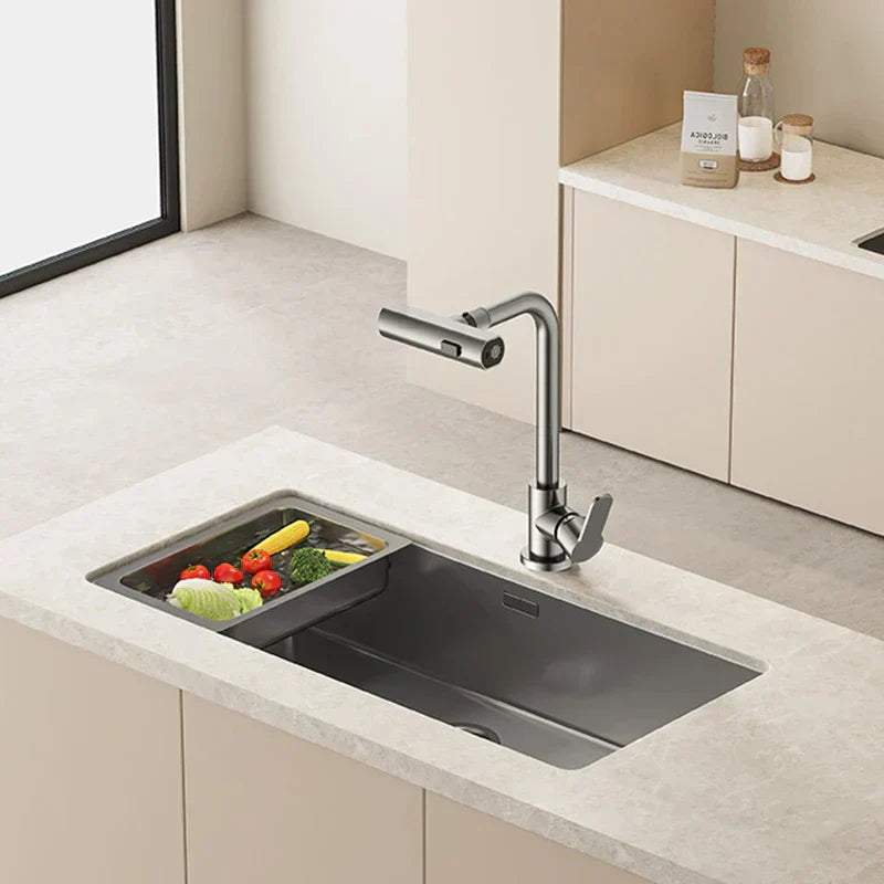 Stylish Waterfall Kitchen Faucet Elegant Functionality