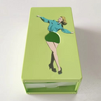 Retro Rectangular Facial Tissue Box Case for Vanity, Countertop, or Nightstand