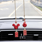 Lucky Deer Car Rearview Mirror Decor