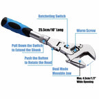 Multifunctional Retractable Ratchet Wrench