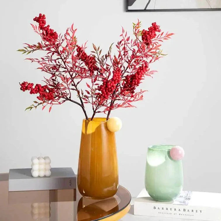Globe Glass Chubby Vase