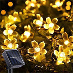 LumiSola Solar String Lights | 20–100 LEDs | Warm White, White or RGB | 8 Modes | For Garden & Balcony | 5–12m