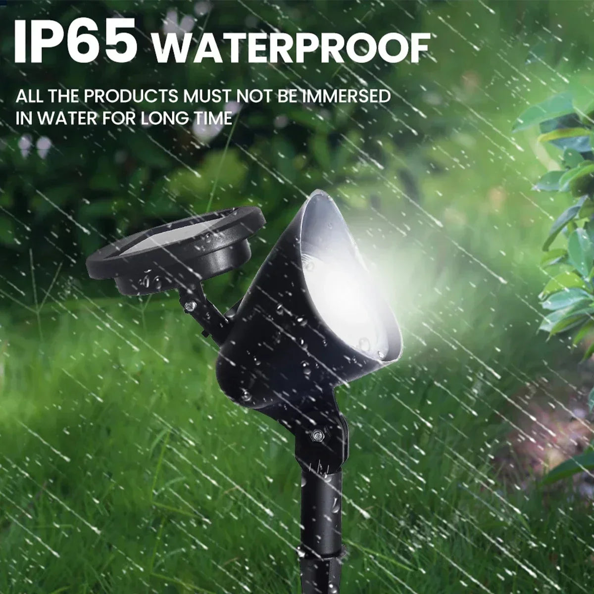 Solar-spotlight LumiFokus | LED garden spotlight | IP65 waterproof | For trees, paths & landscape lighting