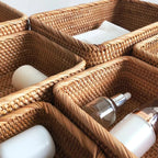Handwoven Rattan Willow Basket for Storage