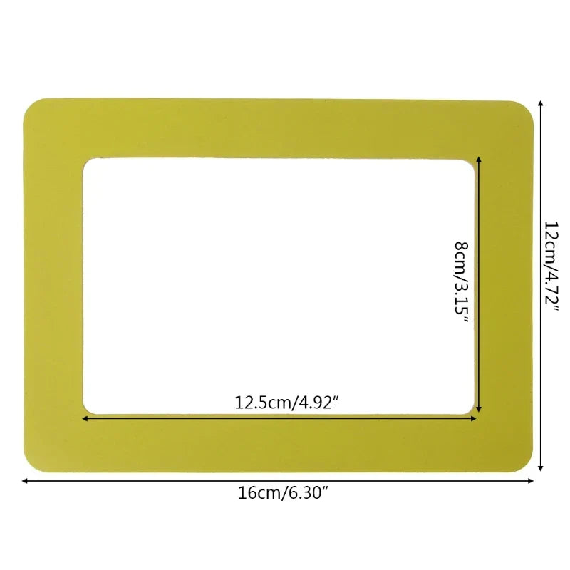 Magnetic Fridge Colorful DIY Photo Frames