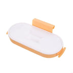 Trash Bag Holder Cleanuvo ClipBin | With Lid & Ring Holder | For Hanging on Cabinet Doors | Reusable & Washable
