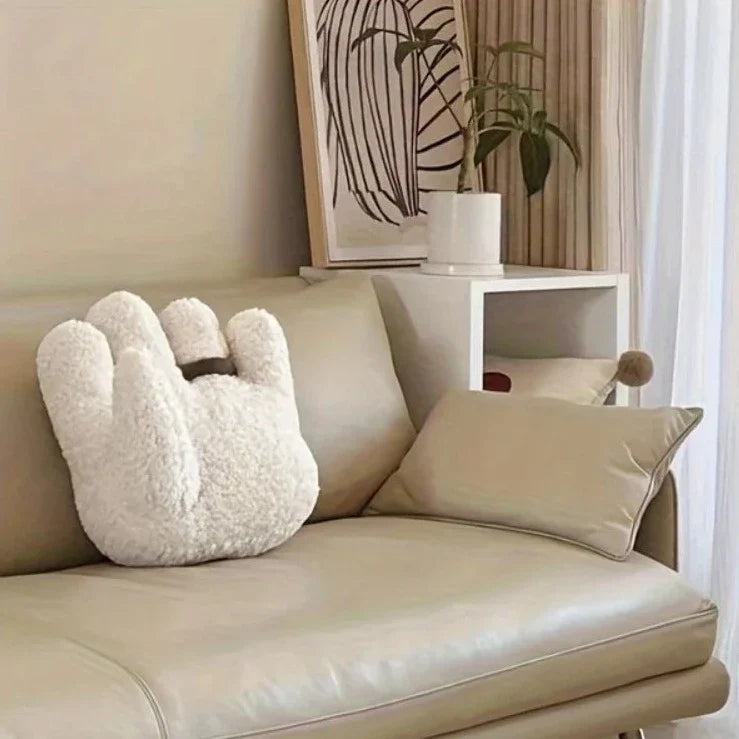 Fluffy Hand Cushions with Ring