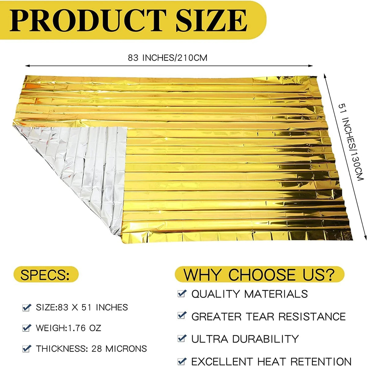 Thermal Emergency Blanket – Heat Retention in Crisis