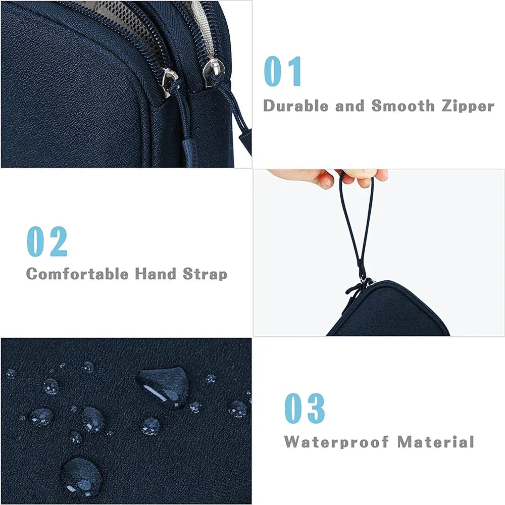 TechPack | Electronic Organizer | Double Layer Design | Waterproof Oxford Fabric