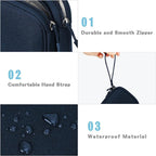 Techviva PackSafe Electronic Organizer Bag | 2-layer & waterproof | For cables, chargers, USB & accessories | Compact & portable