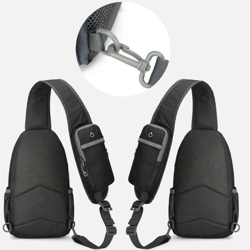SecurePack | Anti-Theft Waterproof Multi-Pocket Shoulder Backpack – Lightweight Crossbody Travel Bag