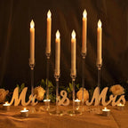LumenAcry Acrylic Candle Holder Set (3-piece)