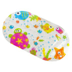 Non-slip bathtub mat with child-friendly motifs