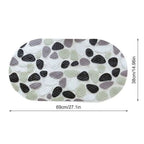 Non-slip bathtub mat with child-friendly motifs