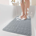 Non-slip shower mat with suction cups