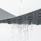 Non-slip shower mat with suction cups