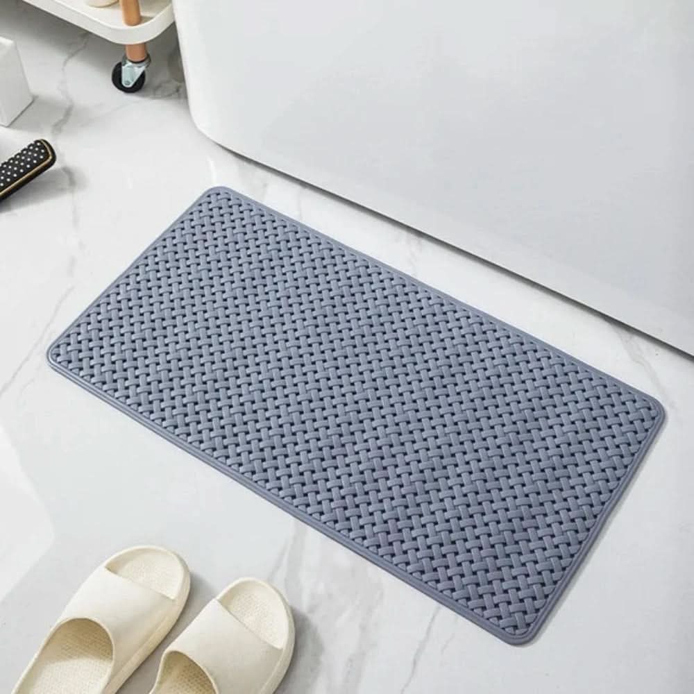 Non-slip shower mat with suction cups