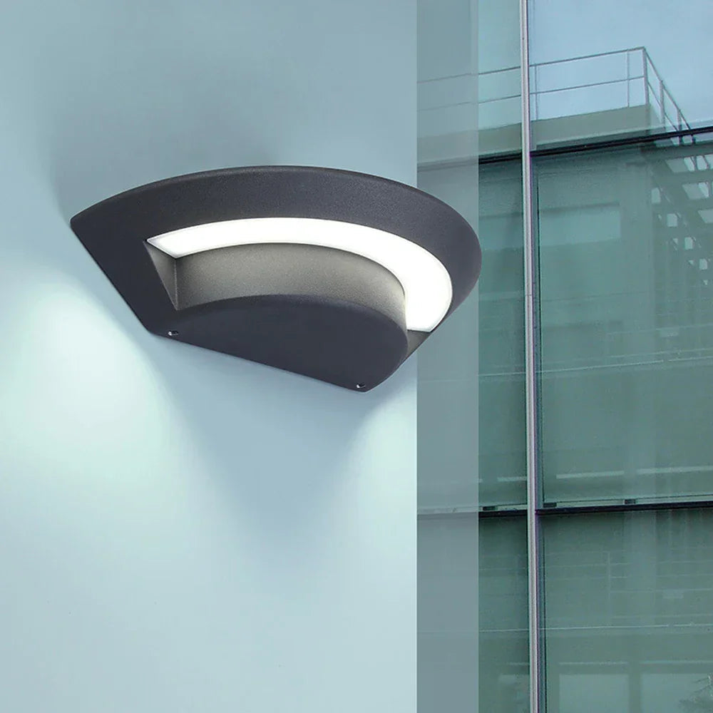 Modern LED outdoor wall lamp for garden and terrace – Weatherproof, energy-saving & decorative