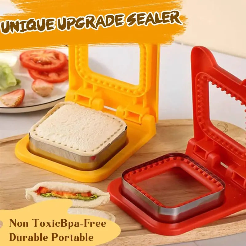 Sandwich Cutter with Sealing – Child-Friendly DIY Set made of Stainless Steel