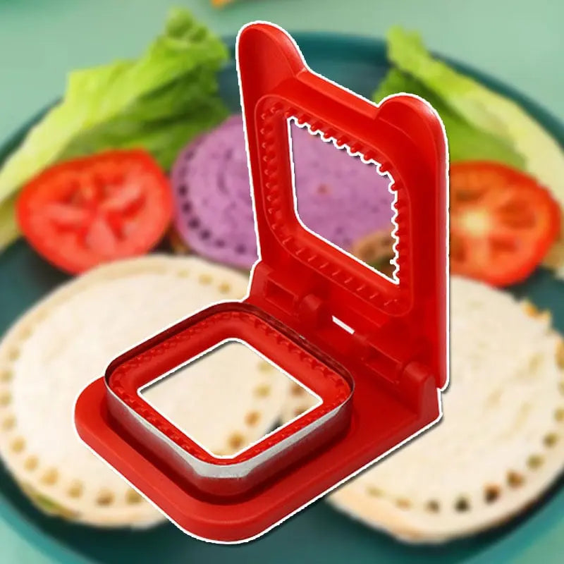 Sandwich Cutter with Sealing – Child-Friendly DIY Set made of Stainless Steel