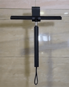 Telescopic shower squeegee for glass & floor without bending down