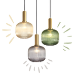 Retro Glass Pendant Lamp - ColorVibe