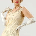 Satin Opera Gloves Women Long Elbow Length Costume