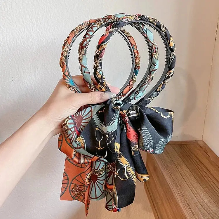 Satin headband with weaving function – Perfect for Oktoberfest & festivities