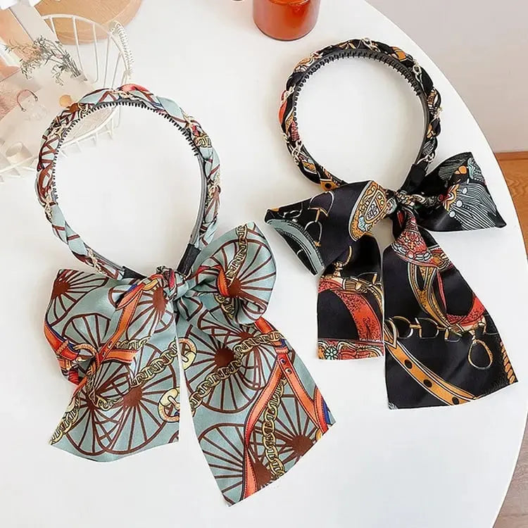 Satin headband with weaving function – Perfect for Oktoberfest & festivities