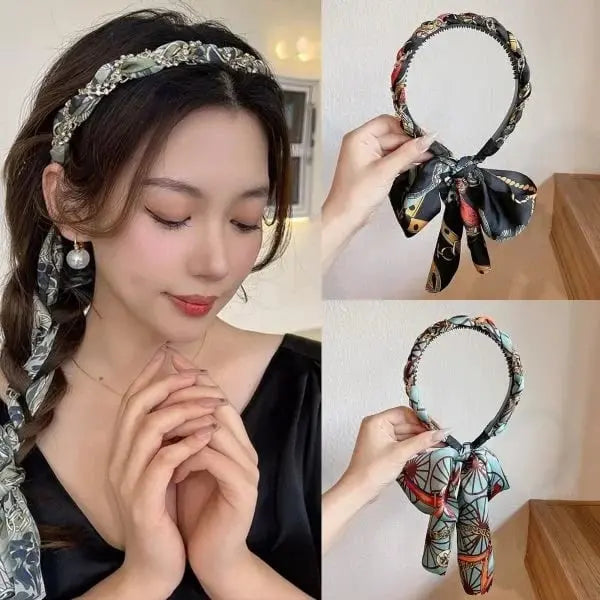 Satin headband with weaving function – Perfect for Oktoberfest & festivities