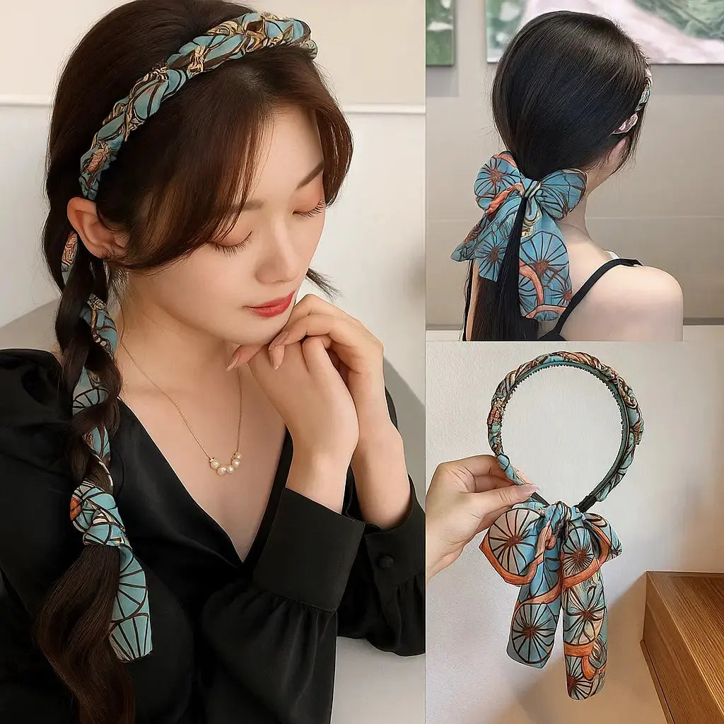 Satin headband with weaving function – Perfect for Oktoberfest & festivities