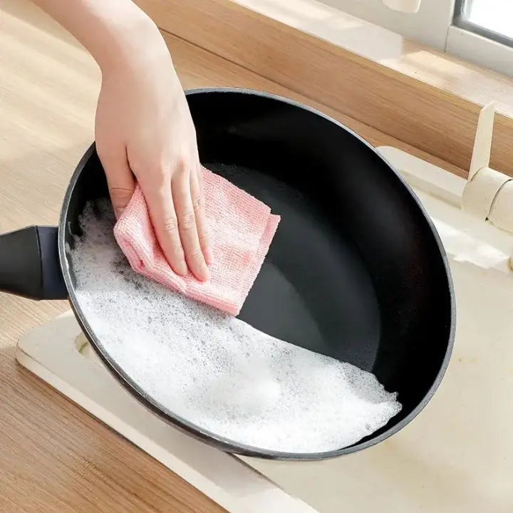 Absorbent Reusable Cleaning Cloths (1 set with 20 pieces)