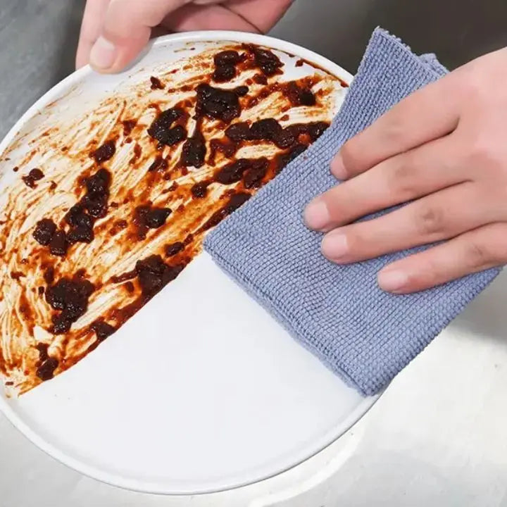 Absorbent Reusable Cleaning Cloths (1 set with 20 pieces)