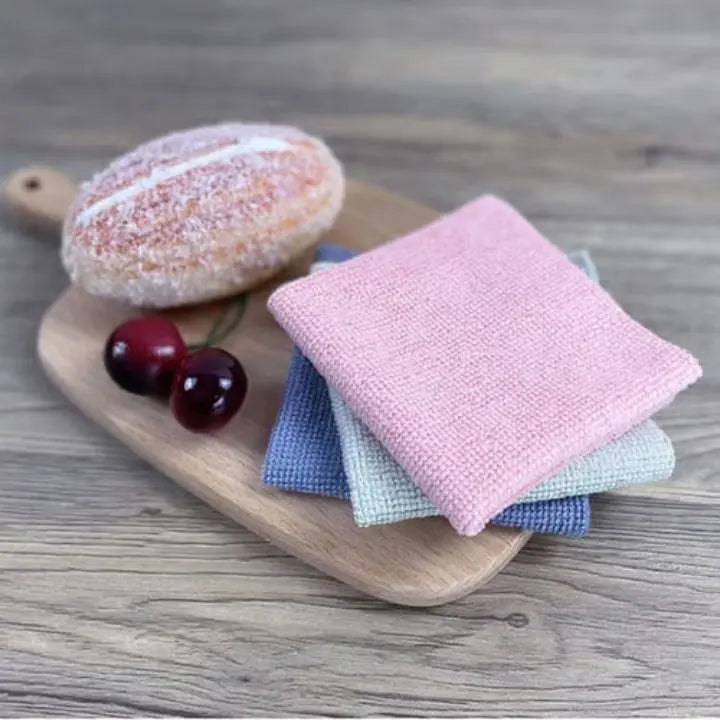 Absorbent Reusable Cleaning Cloths (1 set with 20 pieces)